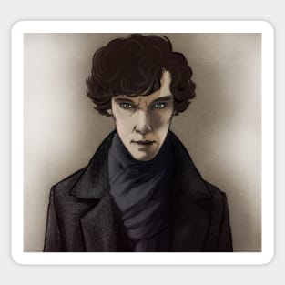 Sherlock Holmes Fan Art Sticker